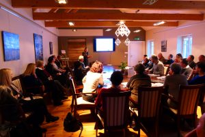 R. Grinienė pristato tyrimo apie saugomų teritorijų produkto ženklą rezultatus