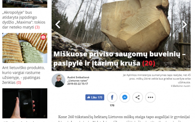 Dėl žiniasklaidoje pasirodžiusios informacijos apie LIFE programos integruotąjį projektą