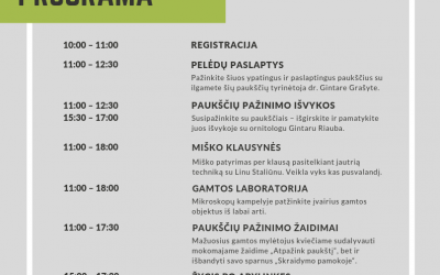 Festivalyje „Vidur ežerų“ – pažintis su gamta per įvairius potyrius