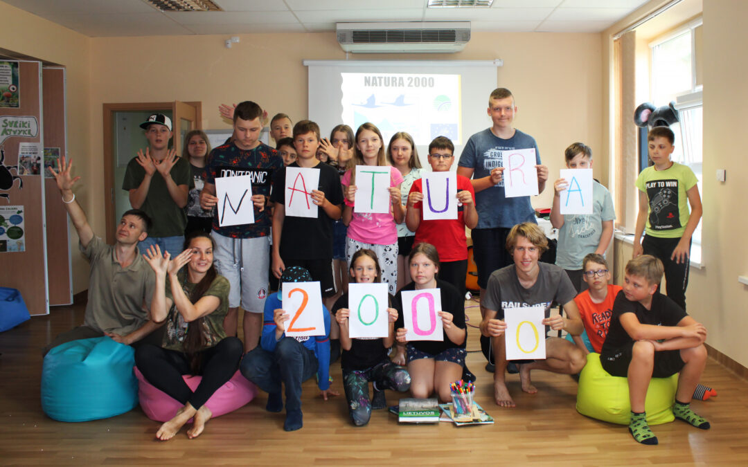 Vasaros stovyklose vaikai plačiau susipažino su „Natura 2000“ saugomų teritorijų tinklu