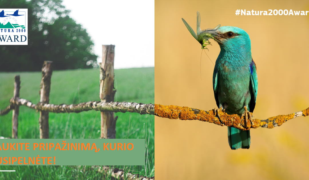Kviečiame nominuoti dalyvius „Natura 2000“ apdovanojimams