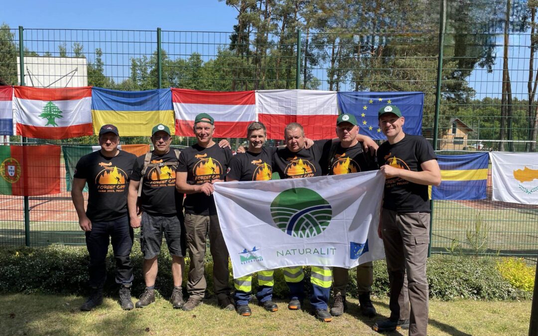 Practical training about forest fire suppression